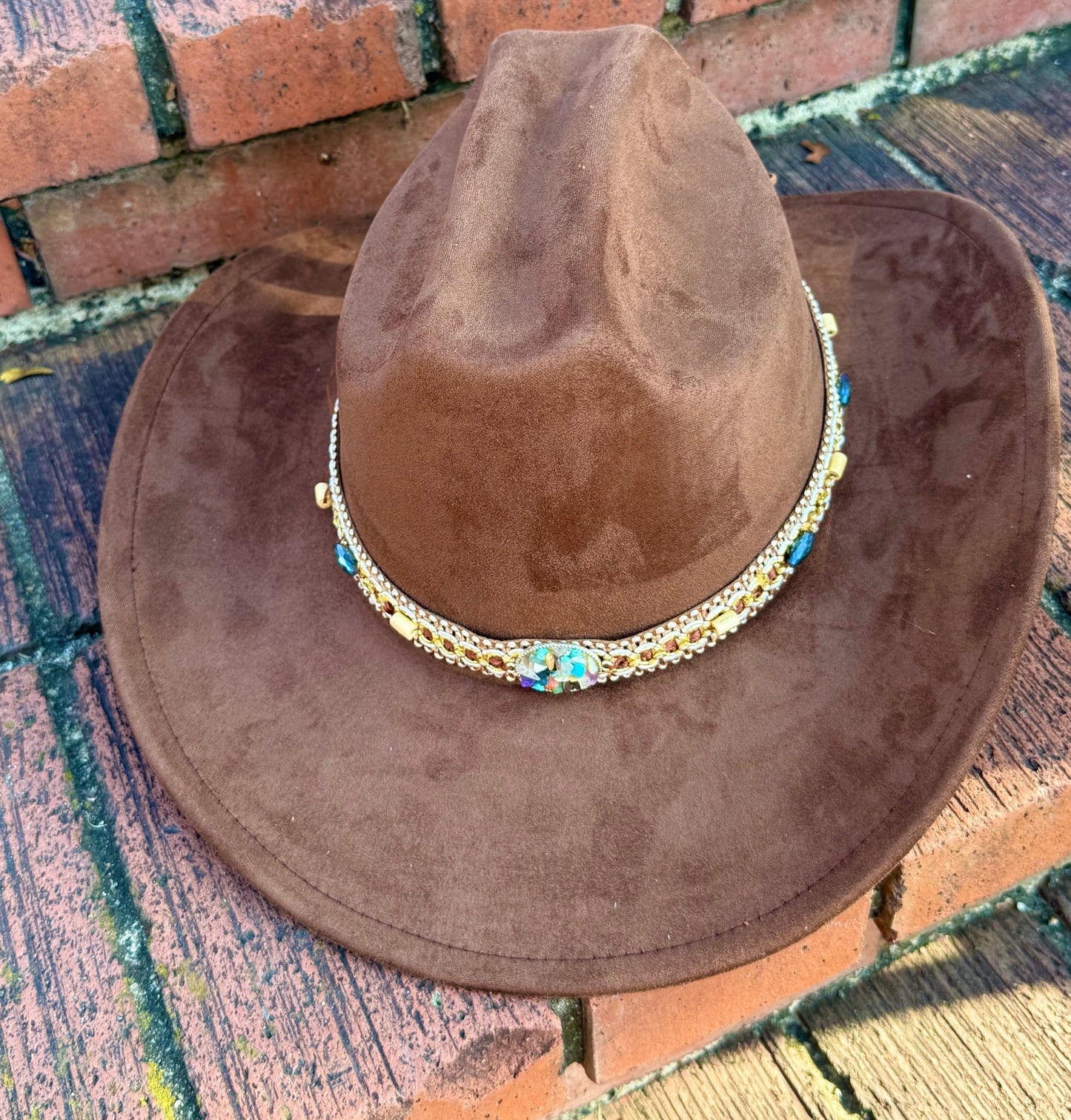 Premium Rockme Suede pinched Cowboy Hat - AccessorizmeeWholesale