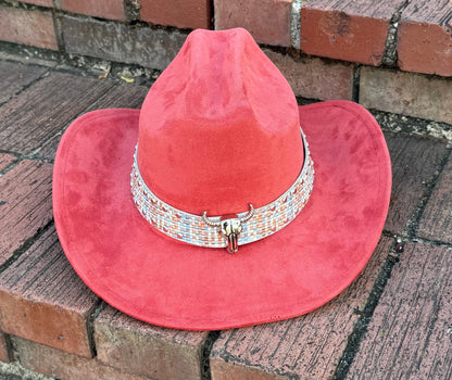 Premium Roughstock Suede pinched Cowboy Hat - AccessorizmeeWholesale
