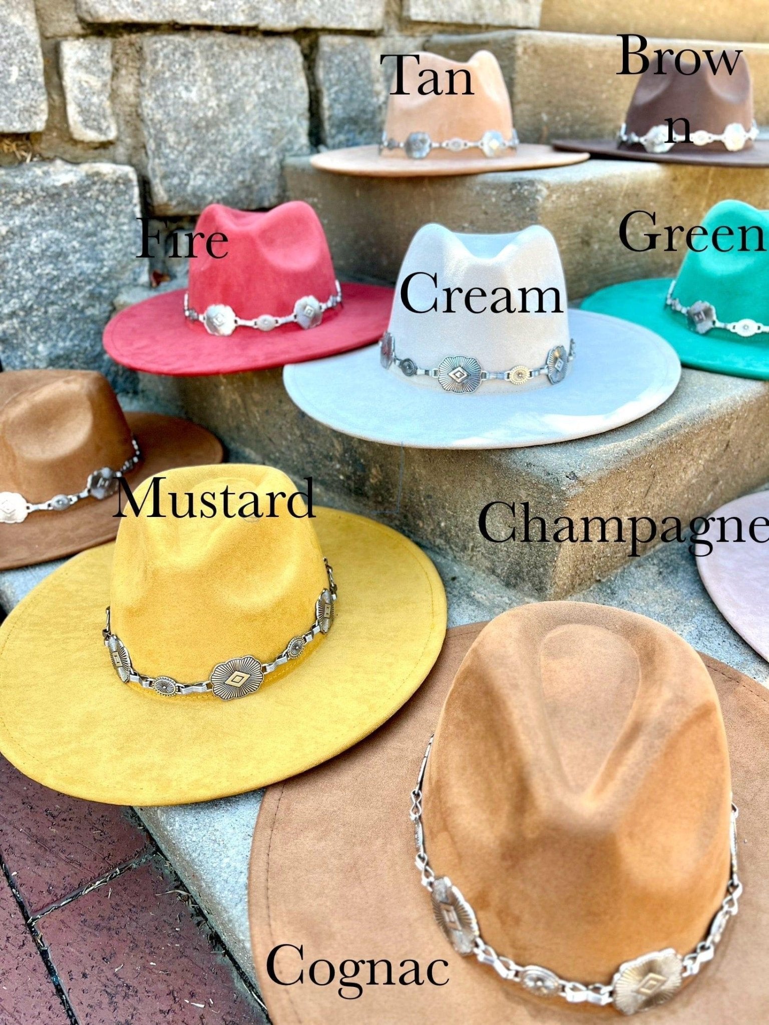 Premium Suede Ballad chain fedora - AccessorizmeeWholesale