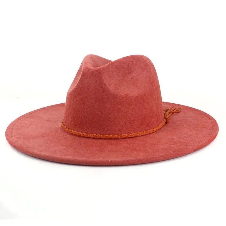 Premium Vegan Suede Fedora Hat - AccessorizmeeWholesale