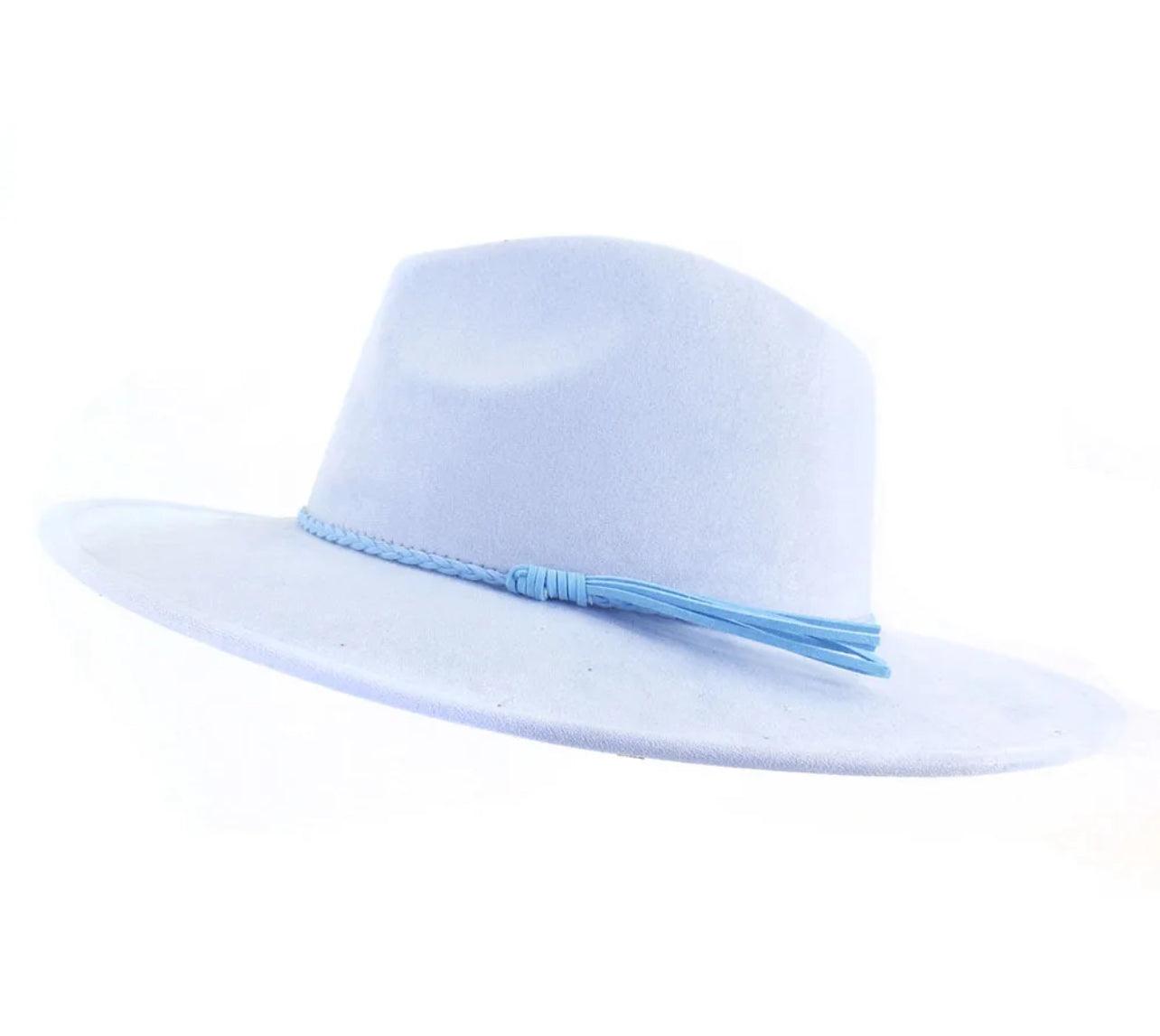 Premium Vegan Suede Fedora Hat - AccessorizmeeWholesale