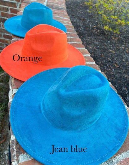 Premium Vegan Suede Fedora Hat - AccessorizmeeWholesale