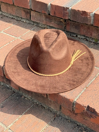 Premium Vegan Suede Fedora Hat - AccessorizmeeWholesale