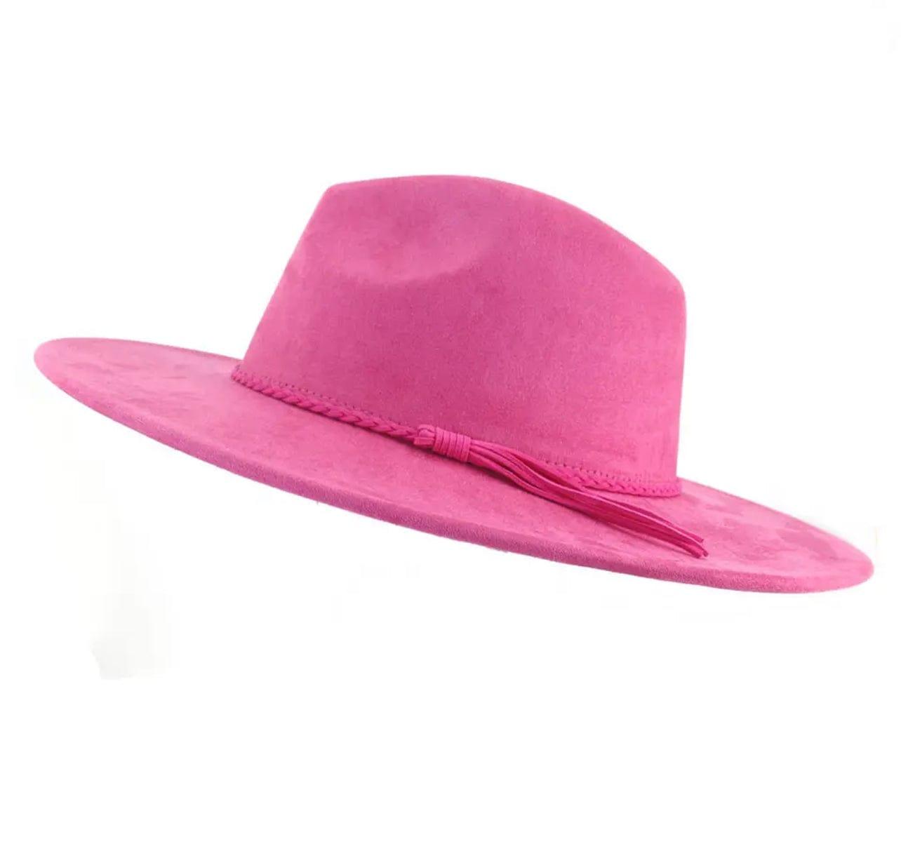 Premium Vegan Suede Fedora Hat - AccessorizmeeWholesale