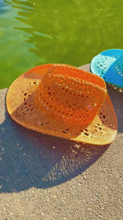 Spring Hand Woven Cowboy Straw Hat
