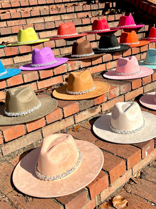 Raw diamond Vegan Fedora - AccessorizmeeWholesale