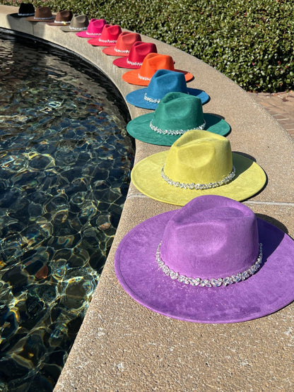 Raw diamond Vegan Fedora - AccessorizmeeWholesale