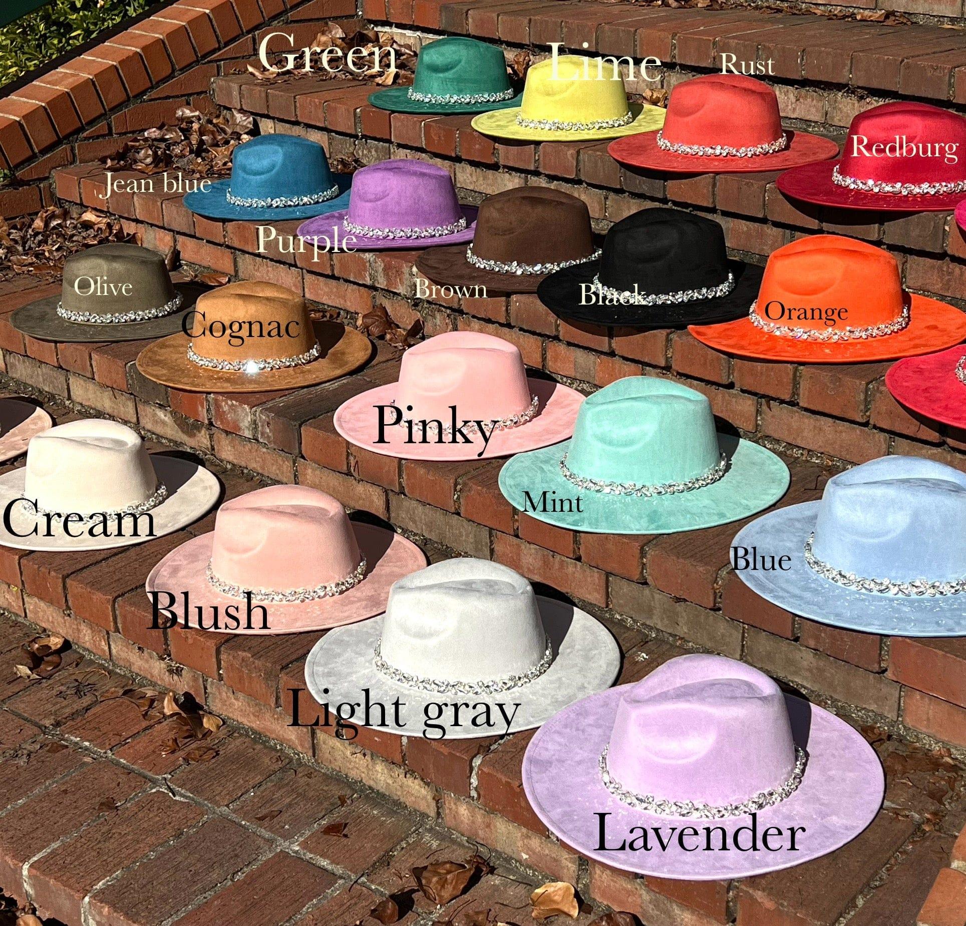 Raw diamond Vegan Fedora - AccessorizmeeWholesale