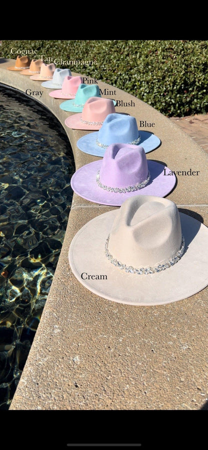 Raw diamond Vegan Fedora - AccessorizmeeWholesale