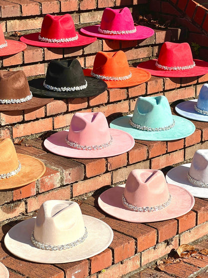 Raw diamond Vegan Fedora - AccessorizmeeWholesale