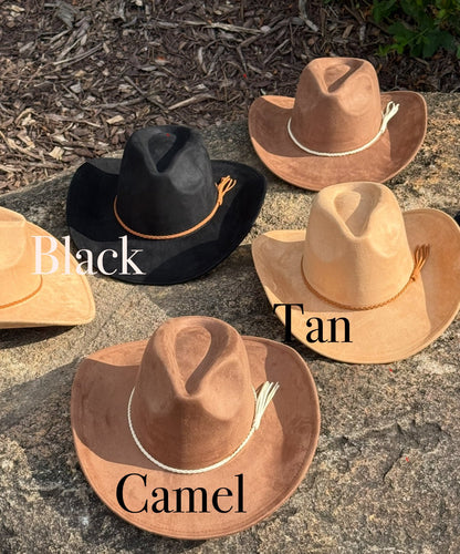 Relaxed Suede Cowboy Hat(XL) - AccessorizmeeWholesale