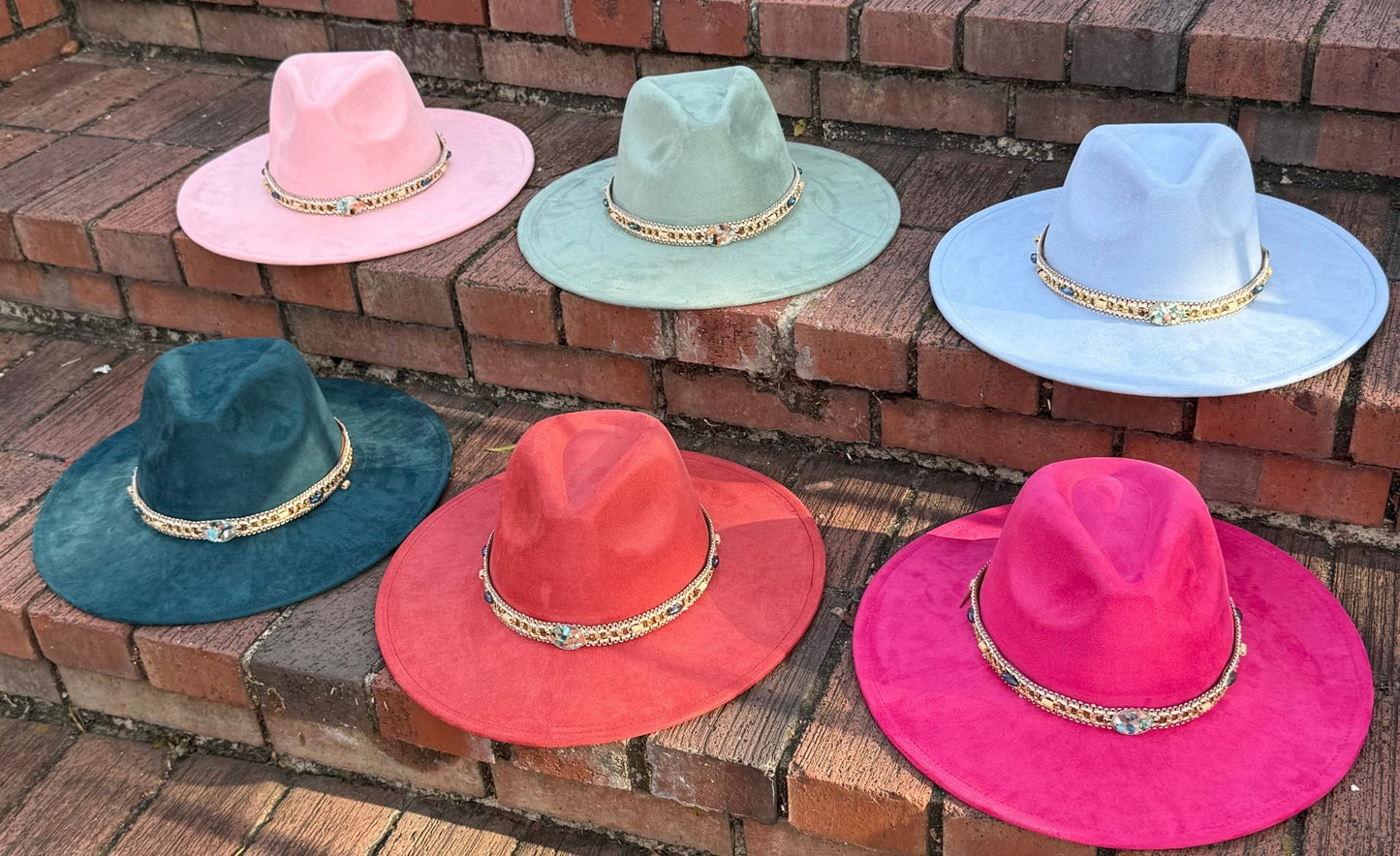 Rock Me Vegan Suede Wide Brim Hat - AccessorizmeeWholesale