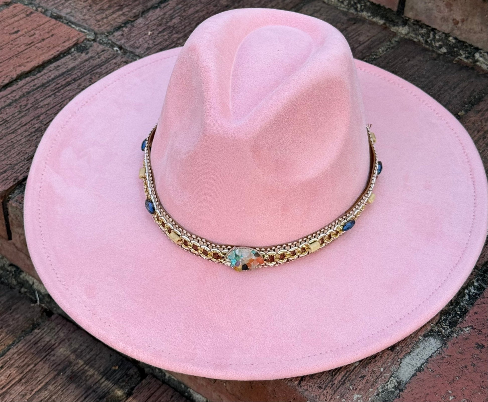 Rock Me Vegan Suede Wide Brim Hat - AccessorizmeeWholesale