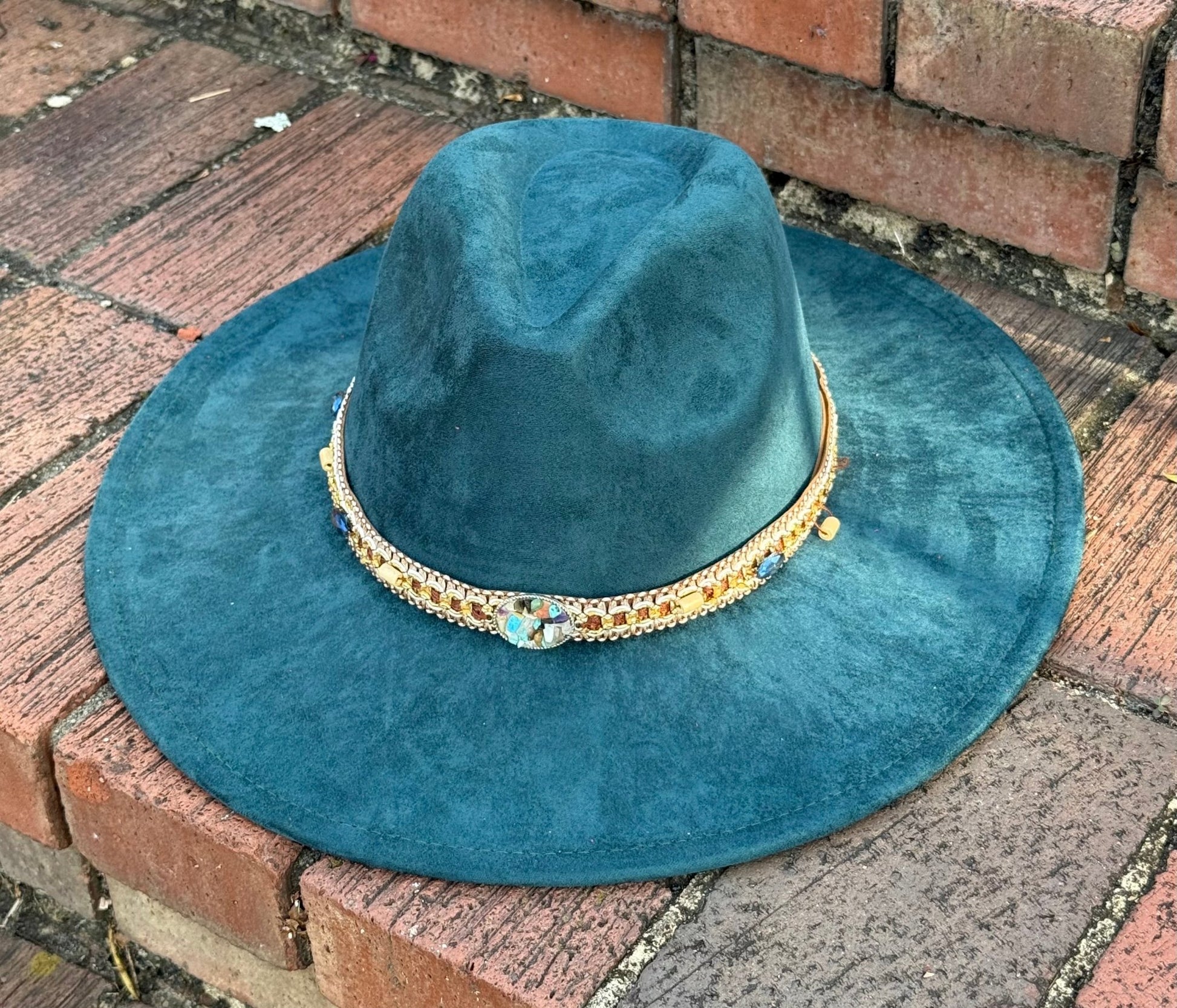 Rock Me Vegan Suede Wide Brim Hat - AccessorizmeeWholesale