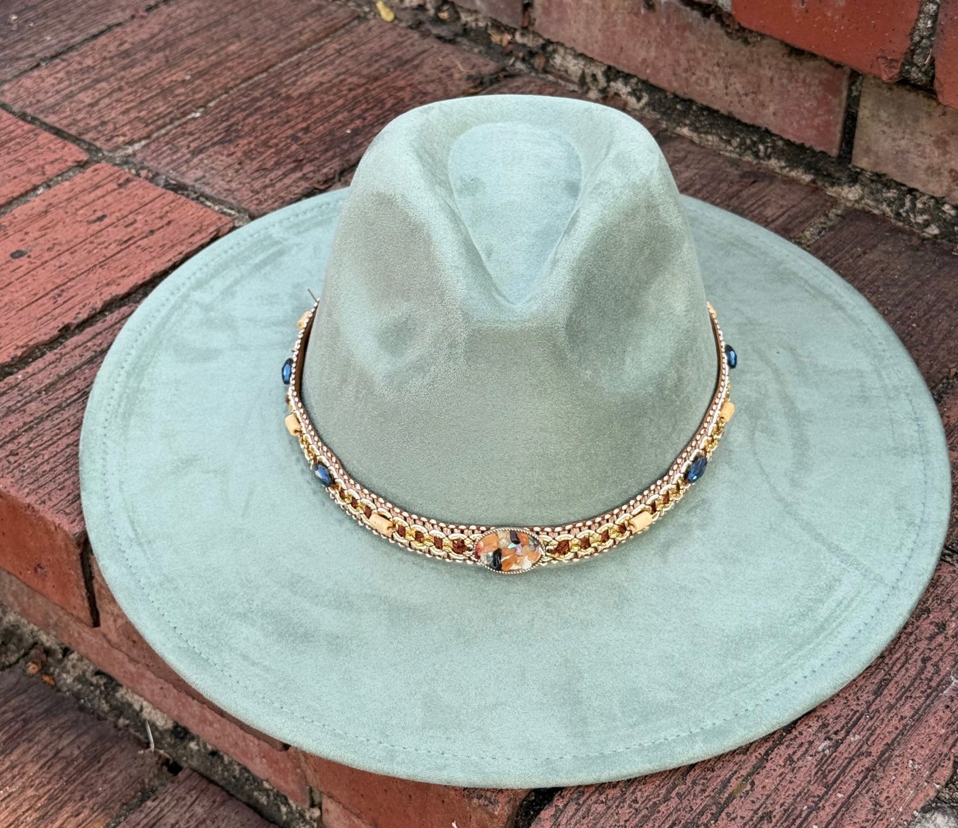 Rock Me Vegan Suede Wide Brim Hat - AccessorizmeeWholesale
