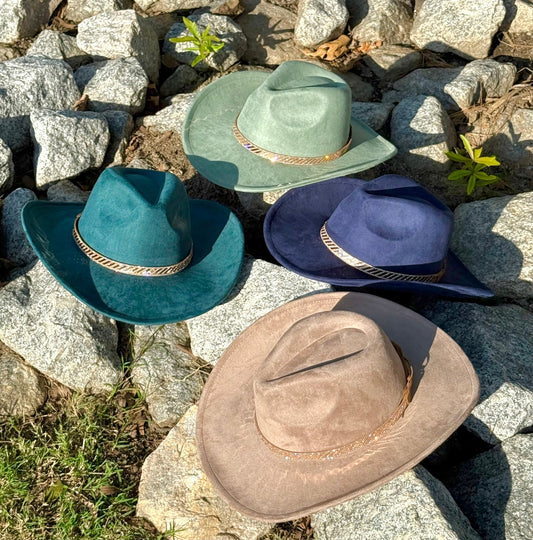 Rose gold Premium Cowboy Hat - AccessorizmeeWholesale