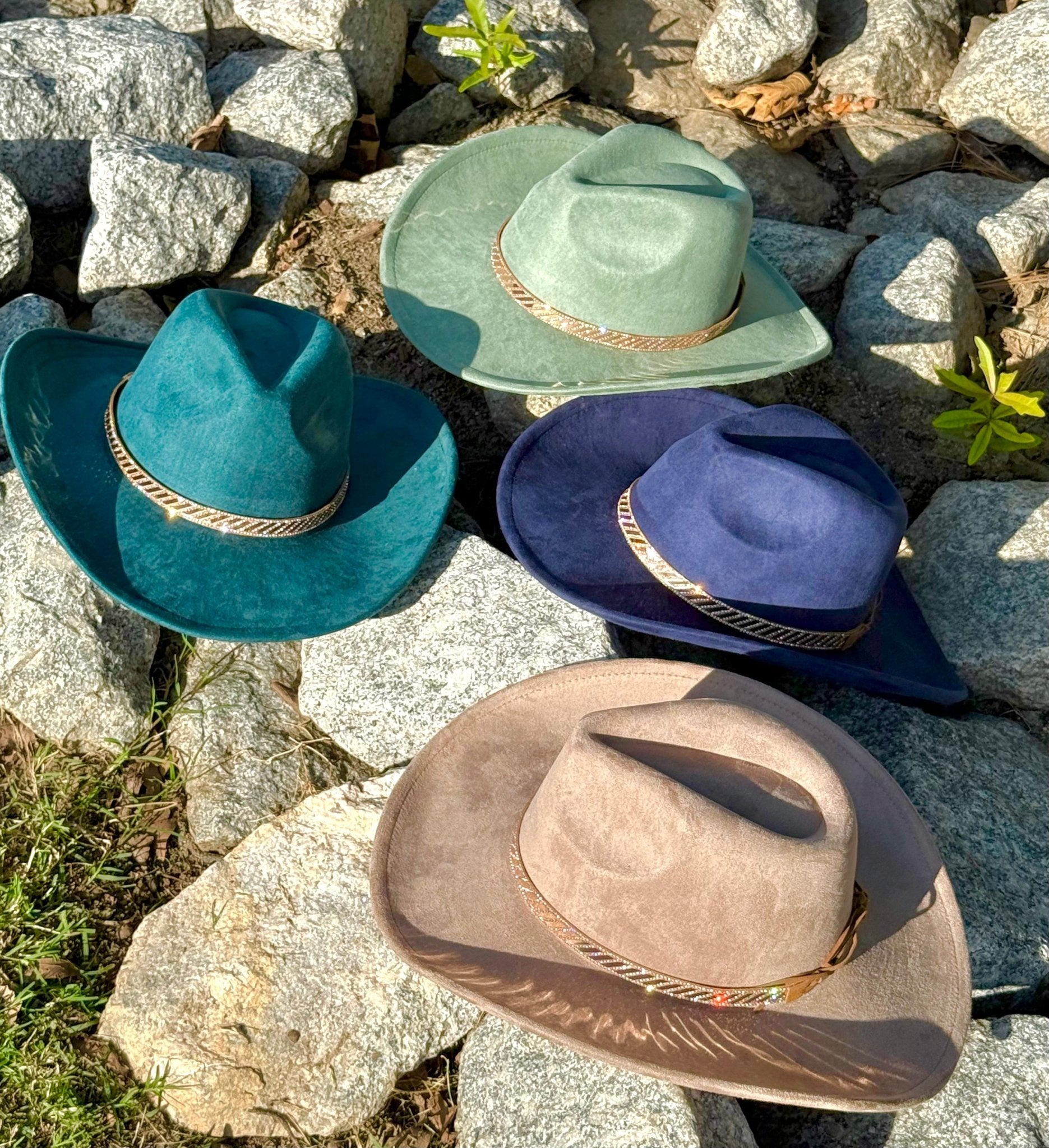Rose gold Premium Cowboy Hat - AccessorizmeeWholesale