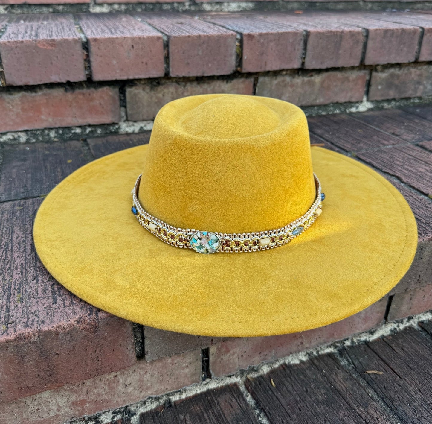Round Rockme Boater Brim Fedora Hat - AccessorizmeeWholesale