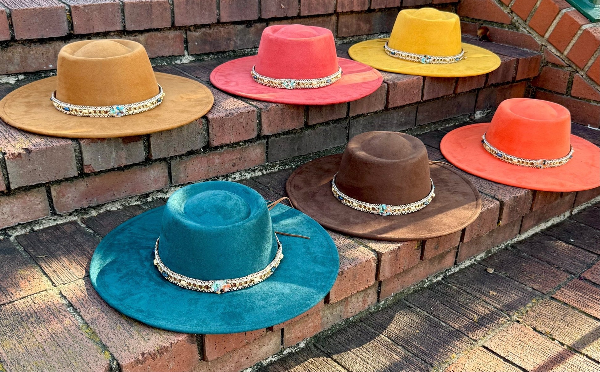 Round Rockme Boater Brim Fedora Hat - AccessorizmeeWholesale