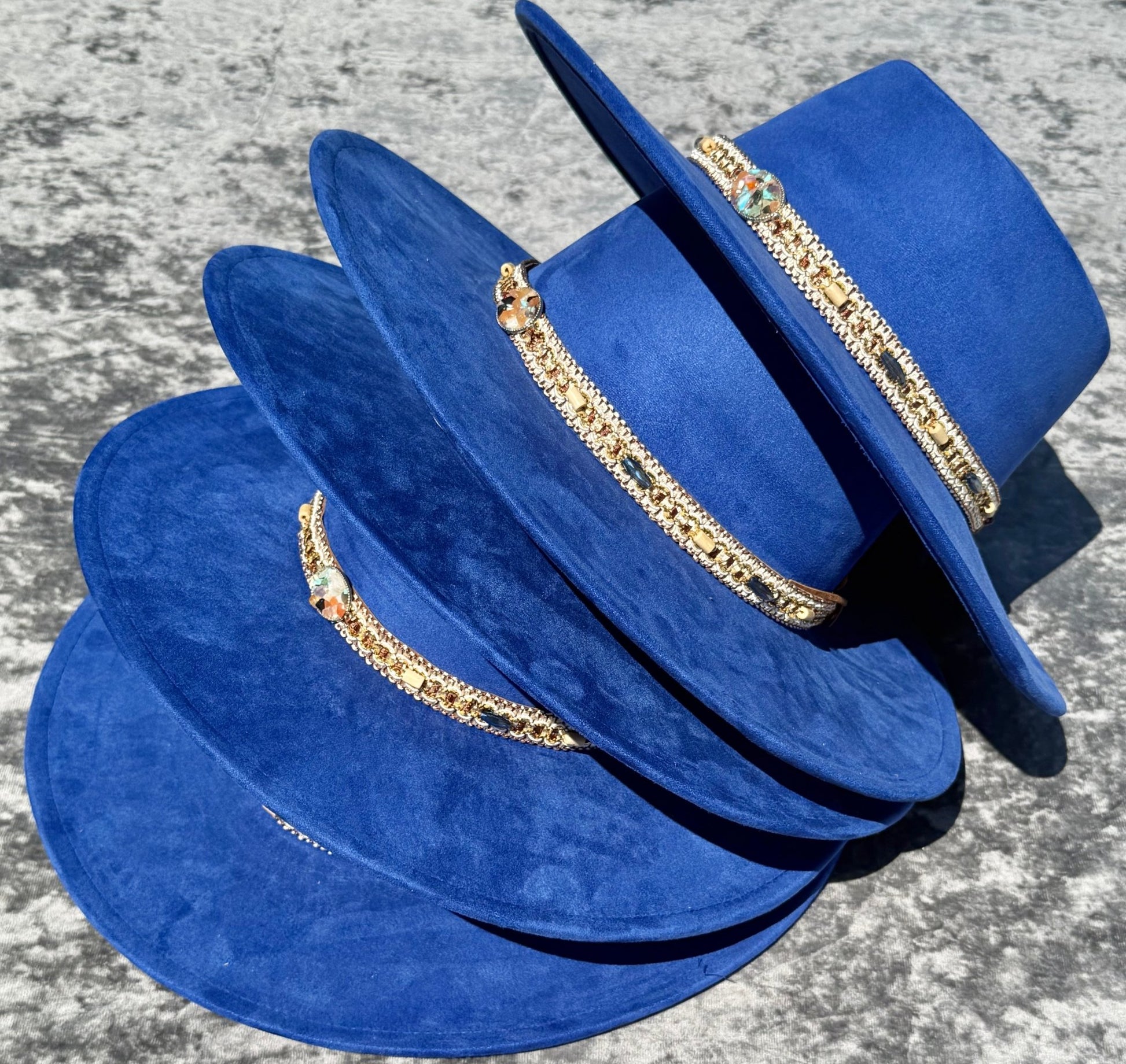 Royal Flat Boater Widebrim Vegan Hat - AccessorizmeeWholesale