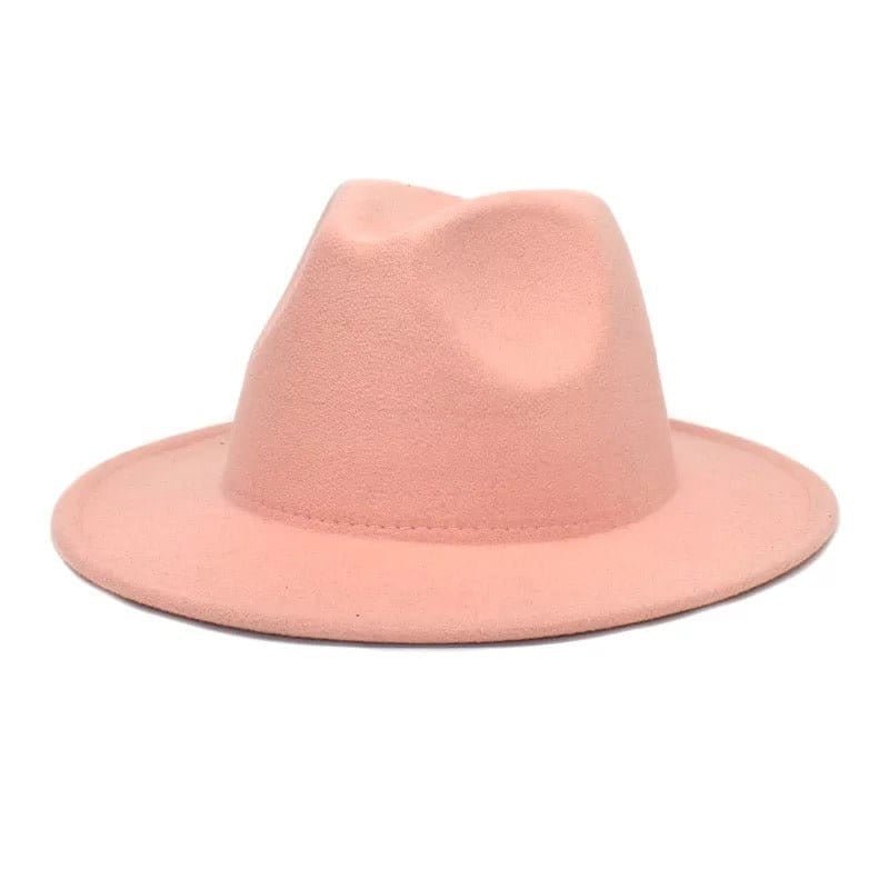 Solid Fedora Hats - AccessorizmeeWholesale