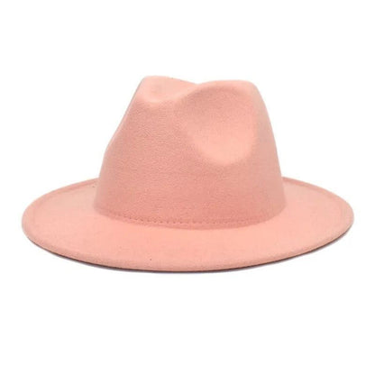 Solid Fedora Hats - AccessorizmeeWholesale