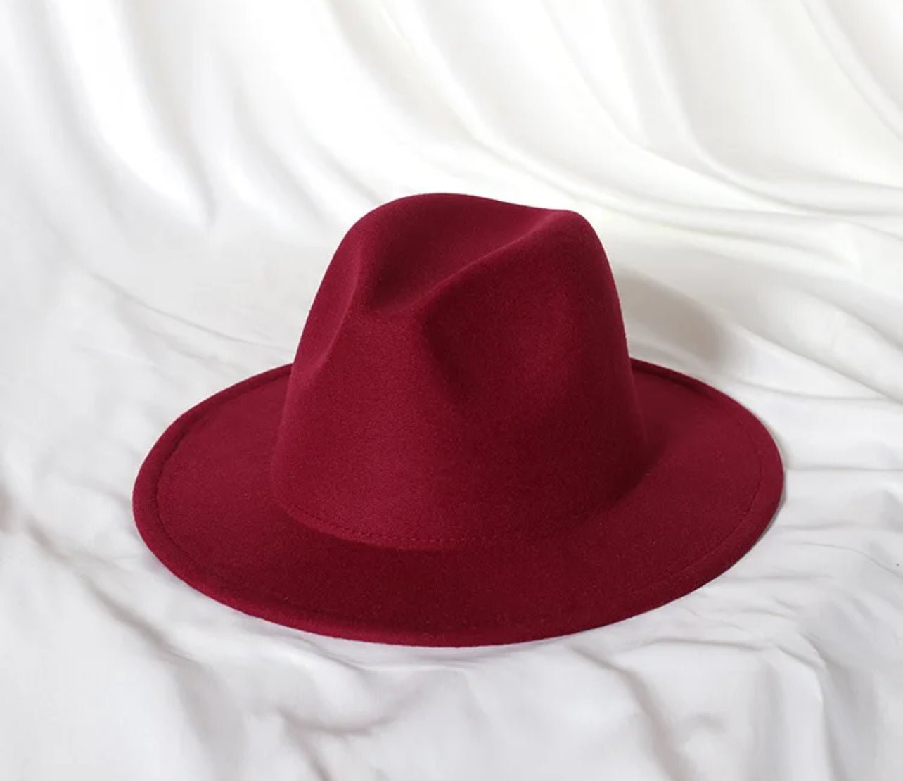 Solid Fedora Hats - AccessorizmeeWholesale