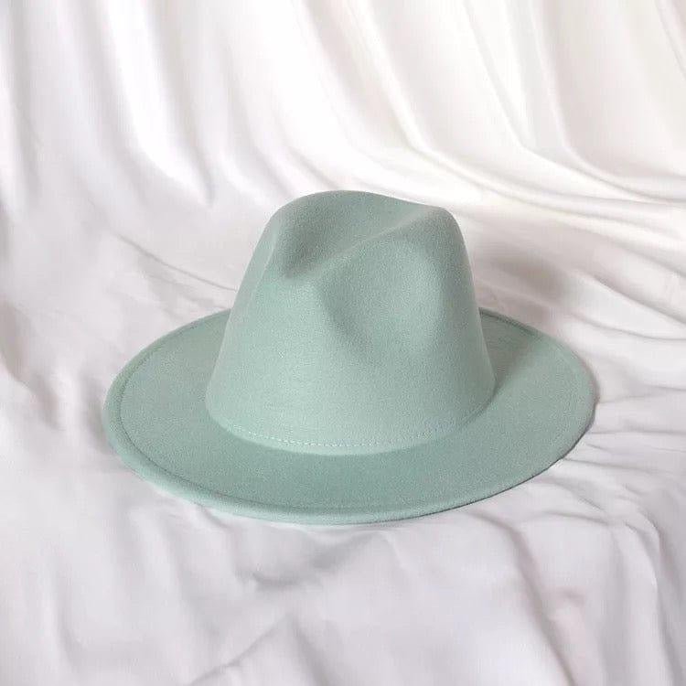 Solid Fedora Hats - AccessorizmeeWholesale
