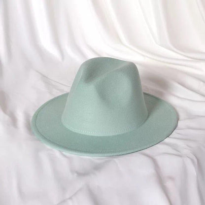 Solid Fedora Hats - AccessorizmeeWholesale