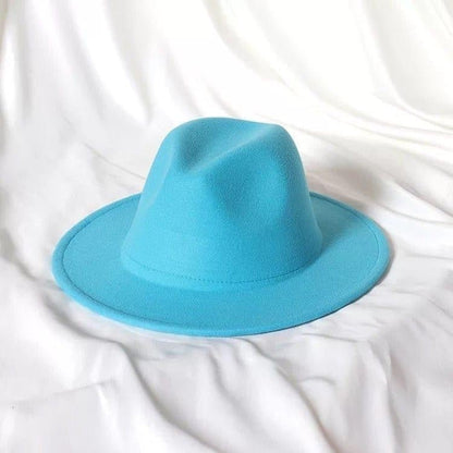 Solid Fedora Hats - AccessorizmeeWholesale