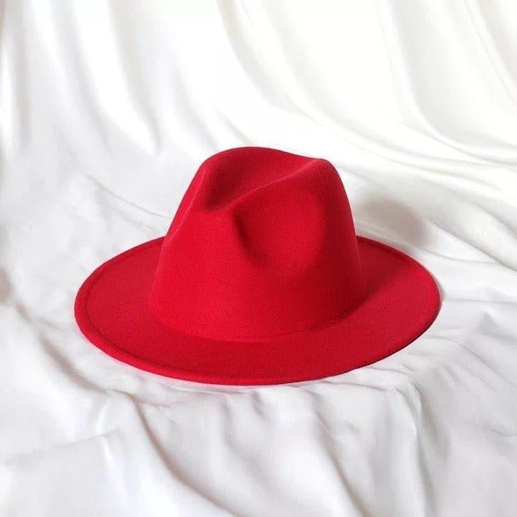Solid Fedora Hats - AccessorizmeeWholesale