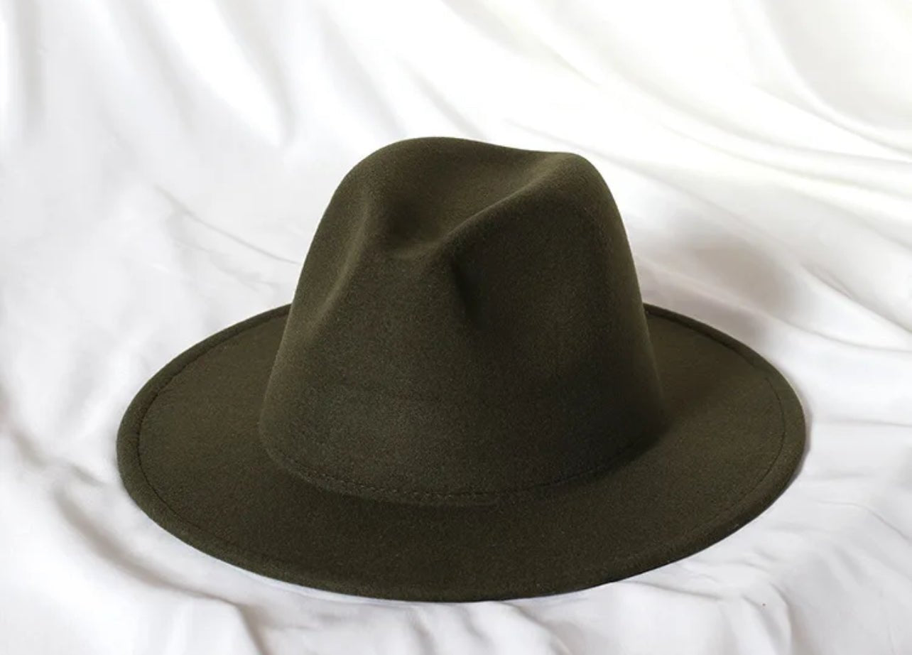 Solid Fedora Hats - AccessorizmeeWholesale