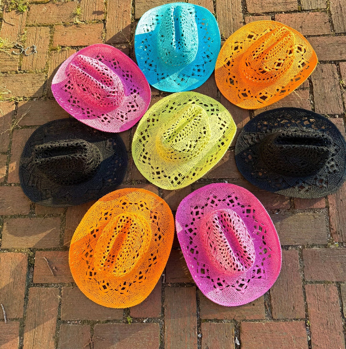 Spring Hand Woven Cowboy Straw Hat - AccessorizmeeWholesale