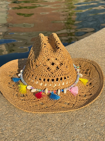 Spring Hand Woven Straw Cowboy Hat - AccessorizmeeWholesale