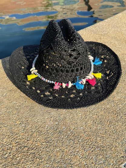 Spring Hand Woven Straw Cowboy Hat - AccessorizmeeWholesale