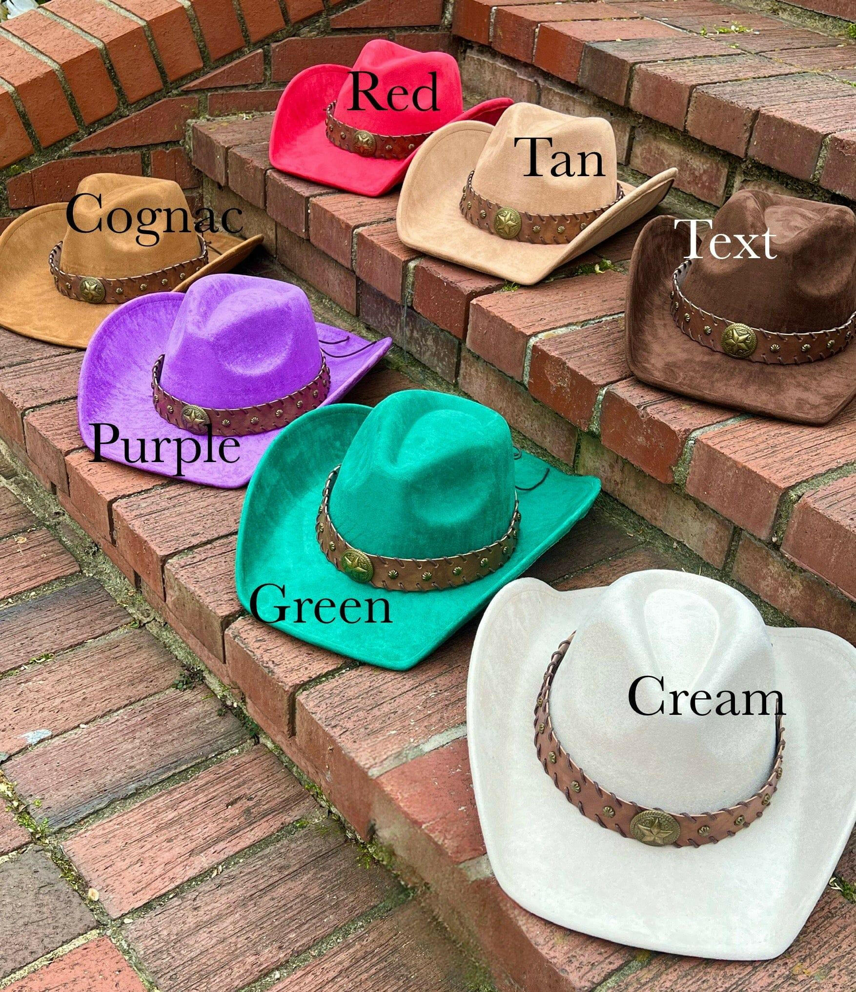 Starlight Suede Cowboy Hat - AccessorizmeeWholesale