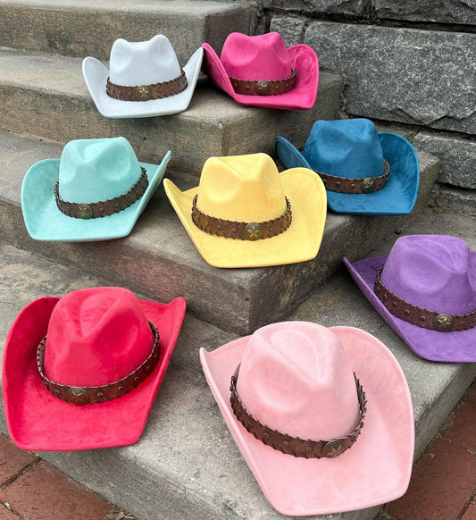 Starlight Suede Cowboy Hat - AccessorizmeeWholesale