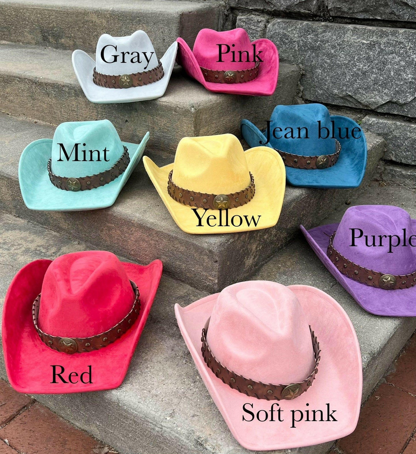 Starlight Suede Cowboy Hat - AccessorizmeeWholesale