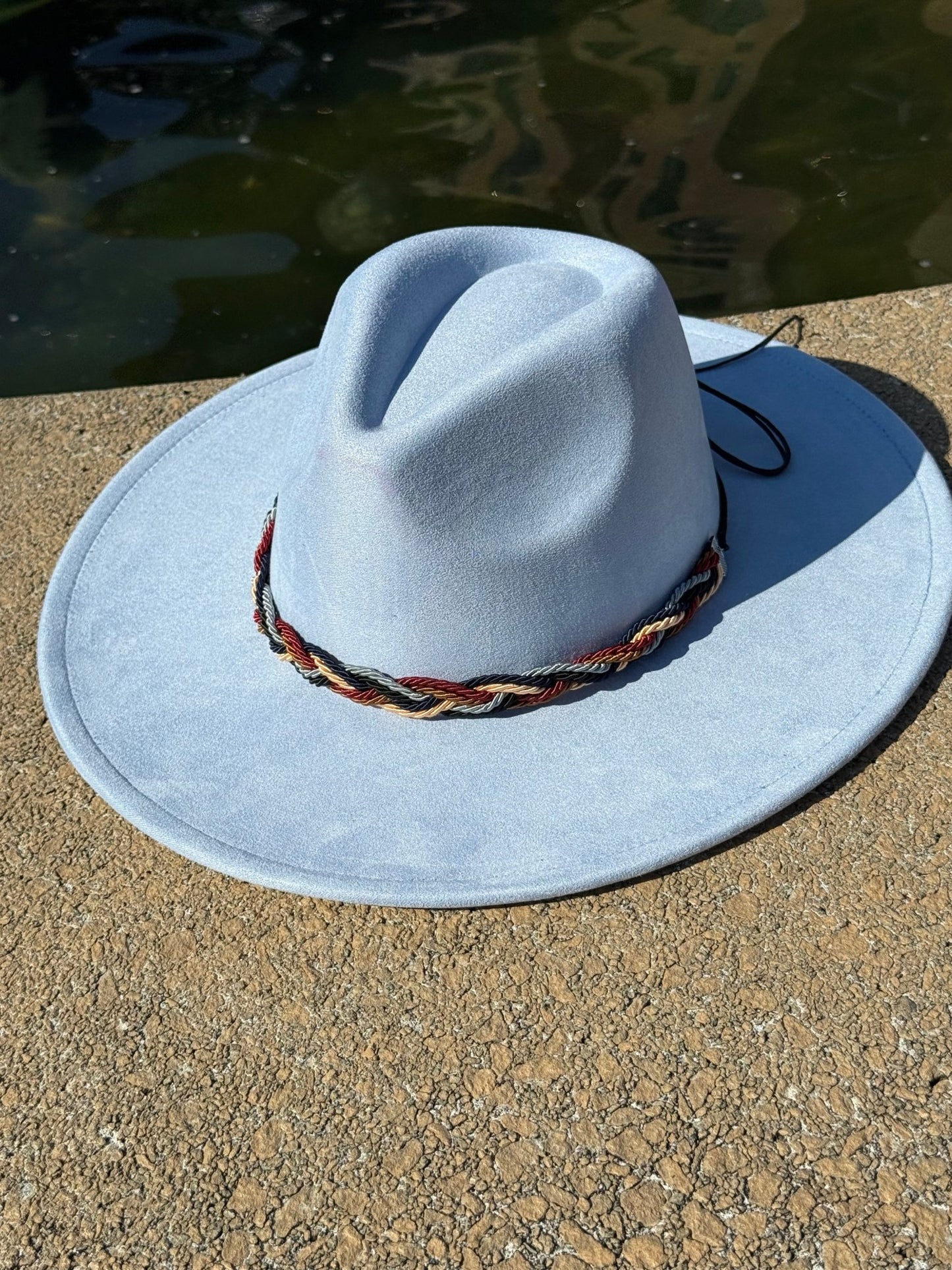 Twist Vegan Suede Hat Blank, Hat for Burning, Hat Pyrography, Fedora Hat, Wide Brim Hat, Hat for Engraving - AccessorizmeeWholesale