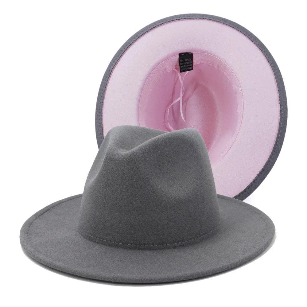Two - Toned fedora - AccessorizmeeWholesale