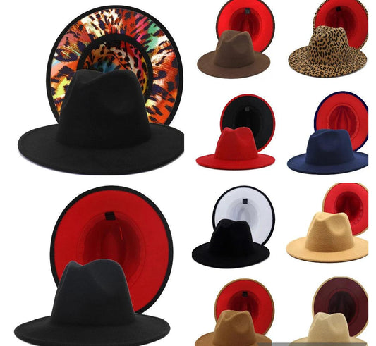 Two - Toned fedora - AccessorizmeeWholesale