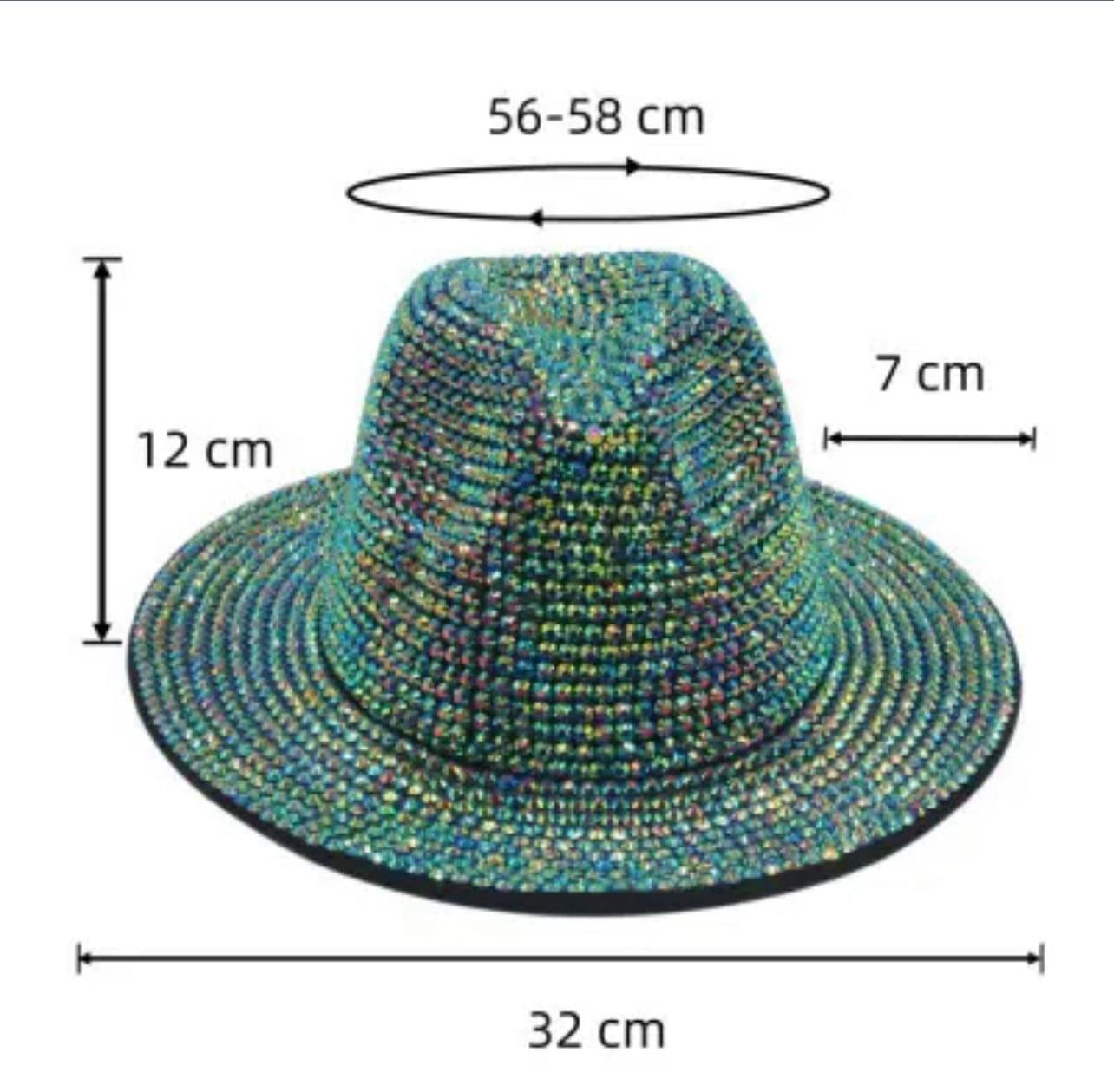 Ultra Glam Fedora- silver - Accessorizmee