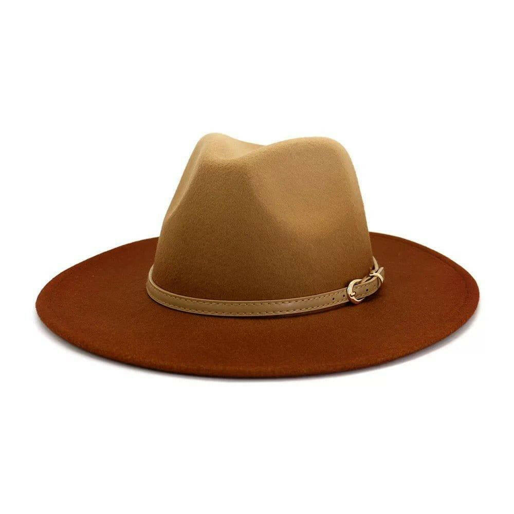 Wide Brim Gradient Fedora - AccessorizmeeWholesale