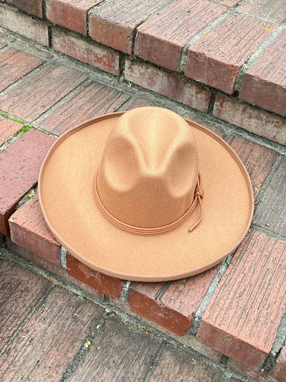 Wide Brim Lux Pencil brim Fedora - AccessorizmeeWholesale