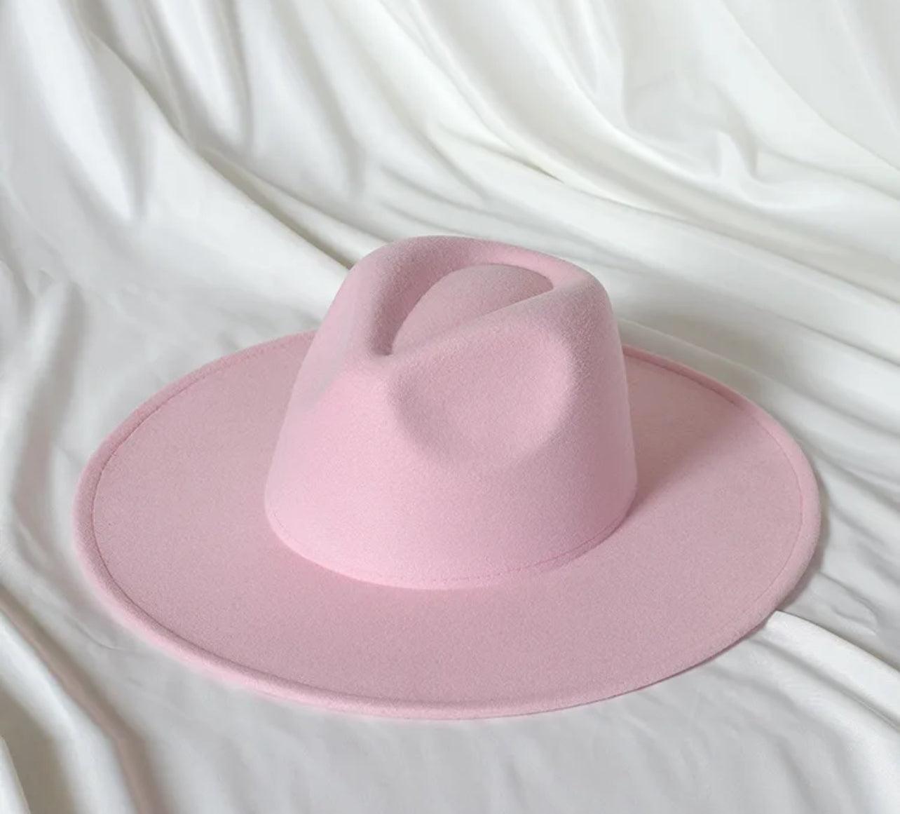 Wide Brim Stiff Fedora - AccessorizmeeWholesale