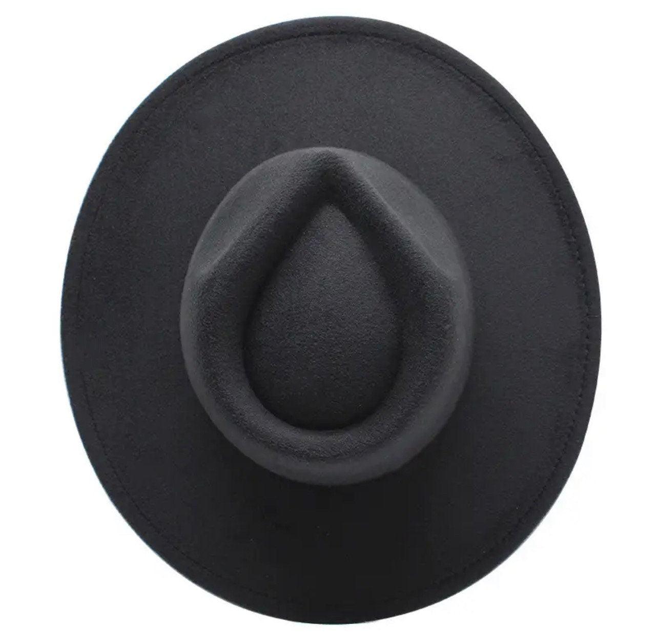 Wide Brim Stiff Fedora - AccessorizmeeWholesale