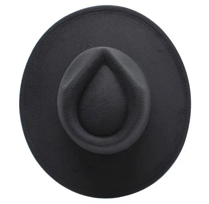 Wide Brim Stiff Fedora - AccessorizmeeWholesale