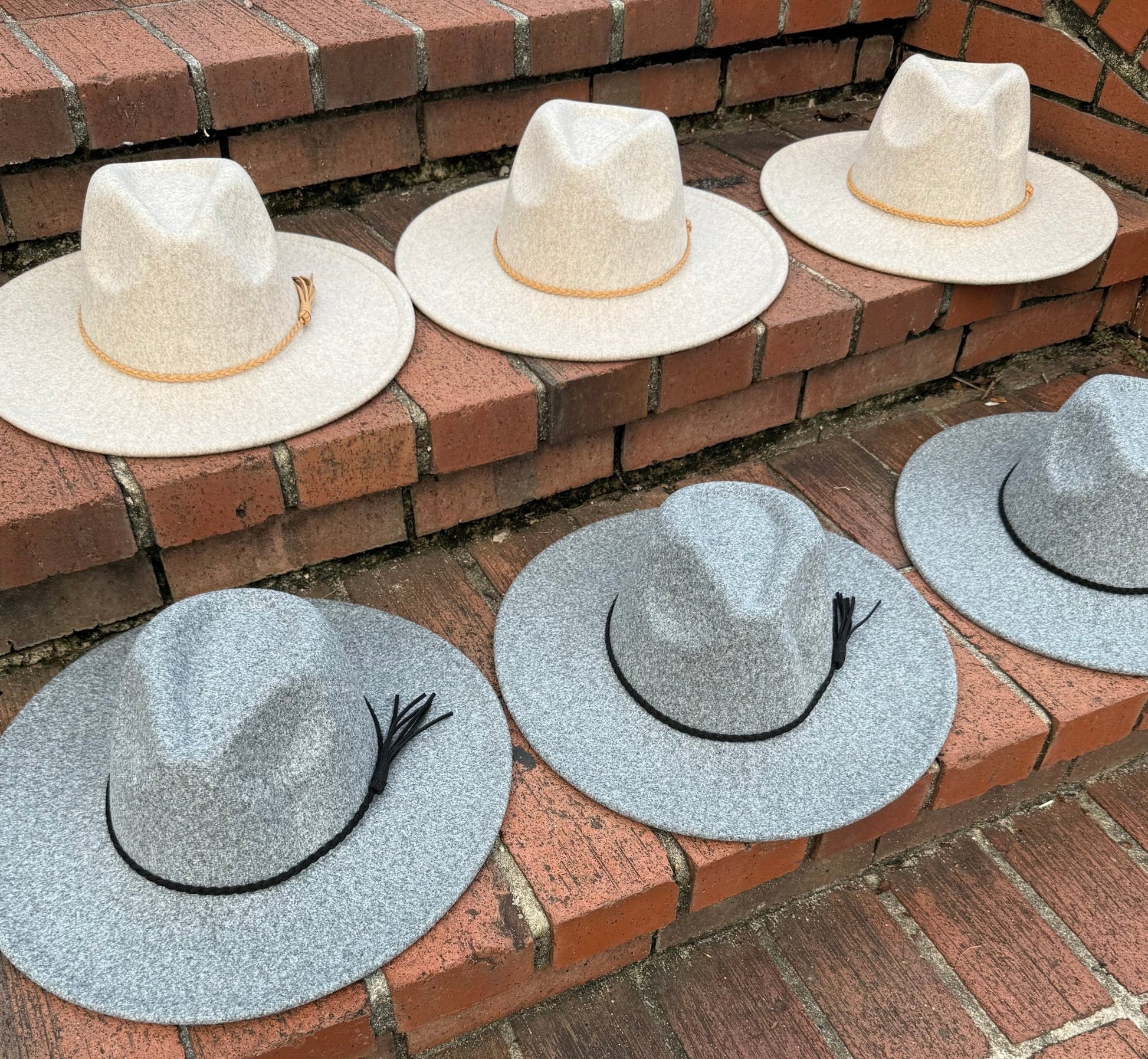 Wide Brim Stiff Fedora - AccessorizmeeWholesale