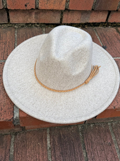 Wide Brim Stiff Fedora - AccessorizmeeWholesale