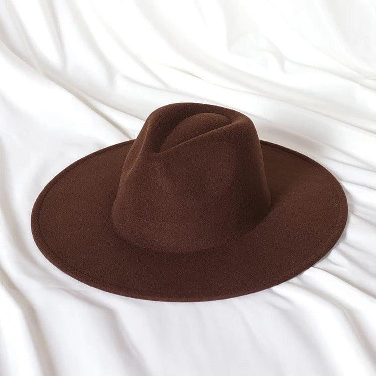 Wide Brim Stiff Fedora - AccessorizmeeWholesale